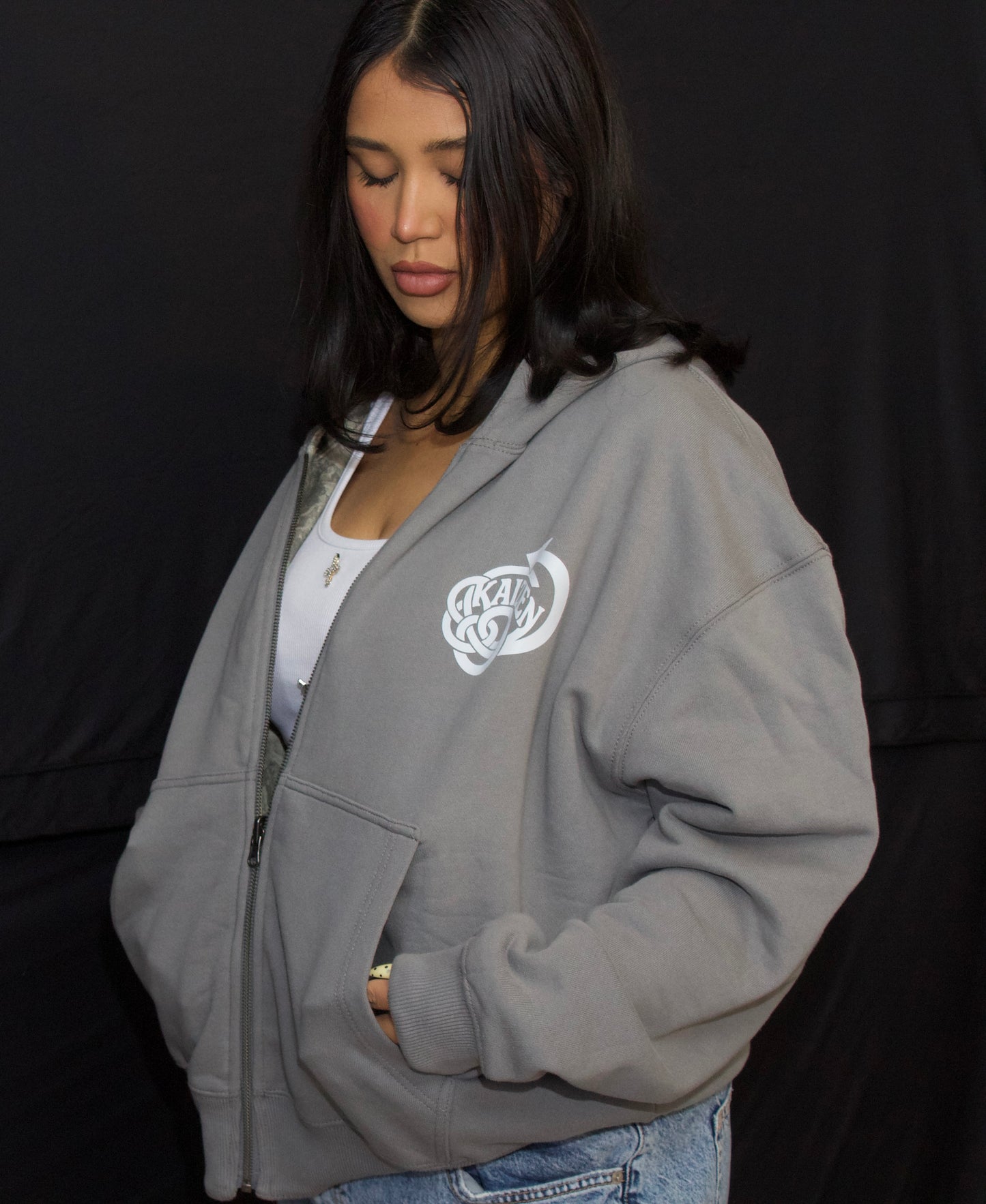 Reversible Zip Hoodie